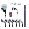 AGXGOLF XLT MEN'S RIGHT HAND GOLF SET: +DRIVER+3WD+HYBRID+5-PW IRONS+PUTTER. GRAPHITE SHAFTS